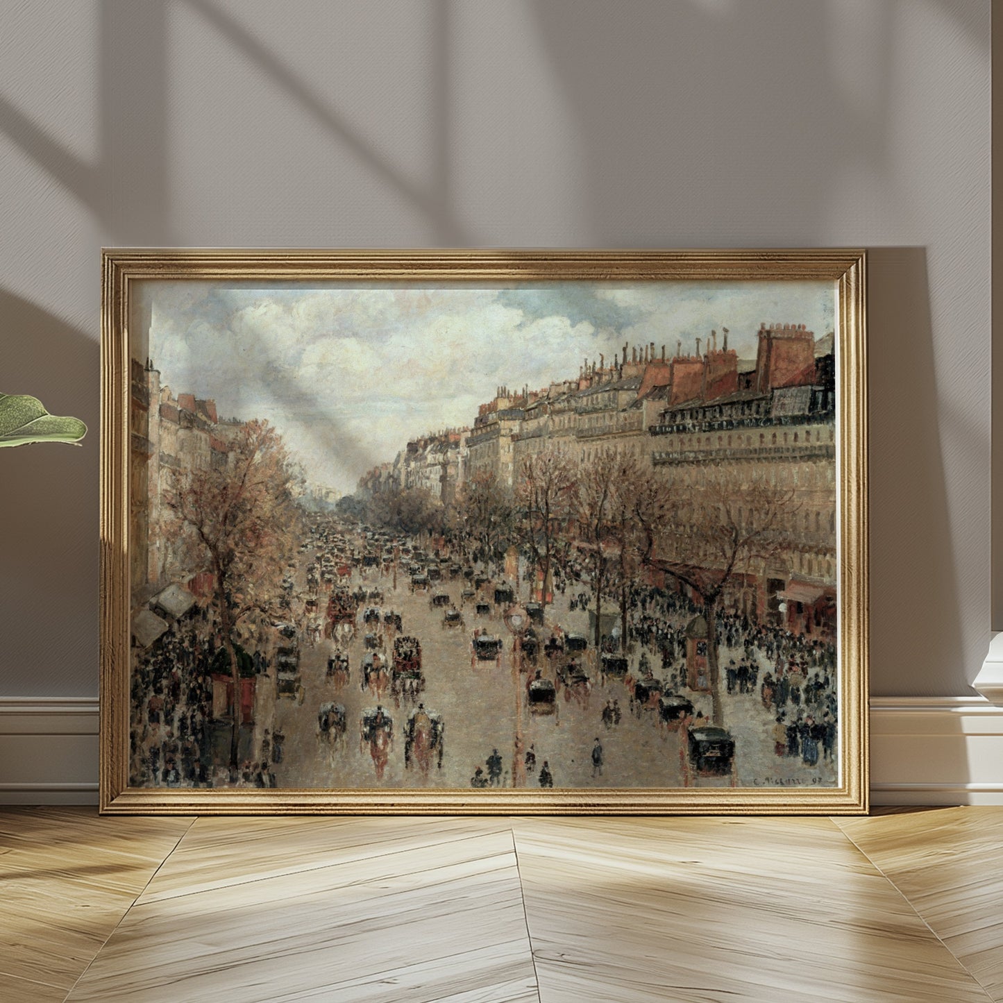 Premium Poster of Vintage Urban Street Scene Wall Art Posters