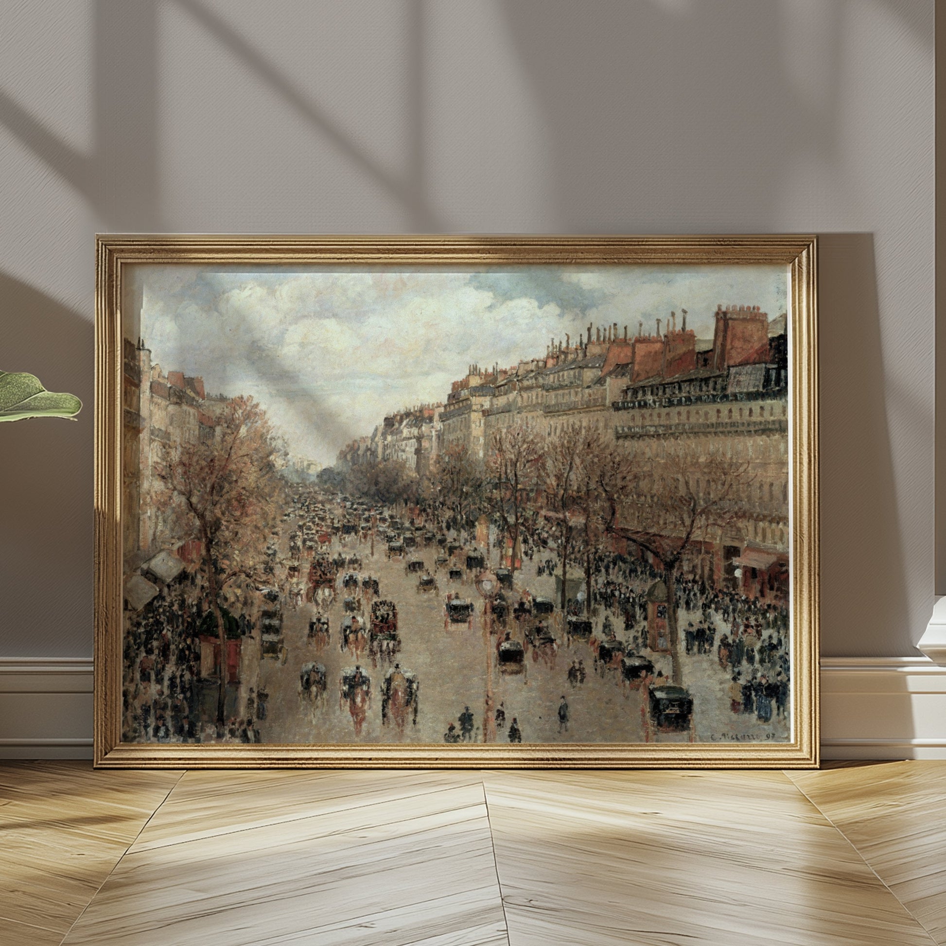 Premium Poster of Vintage Urban Street Scene Wall Art Posters