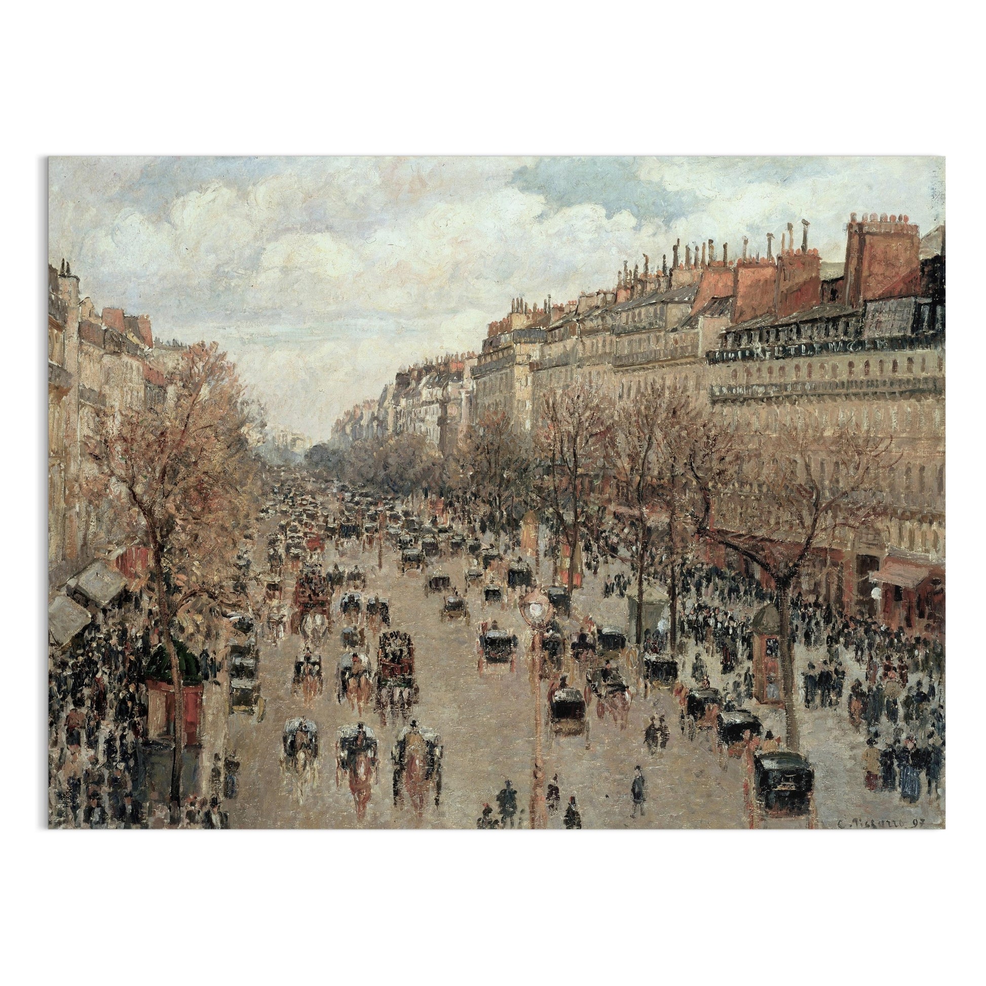 Premium Poster of Vintage Urban Street Scene Wall Art Posters