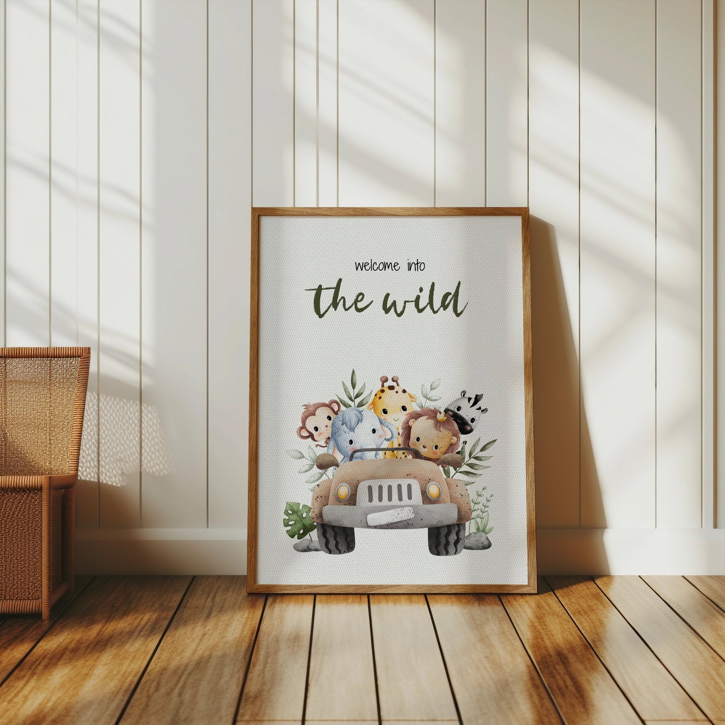 Premium Poster of Welcome into the Wild Animal Friends Car Adventure Posters