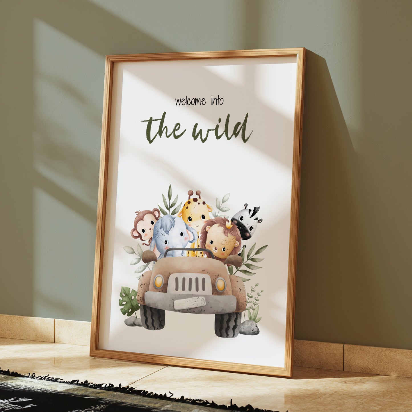 Premium Poster of Welcome into the Wild Animal Friends Car Adventure Posters
