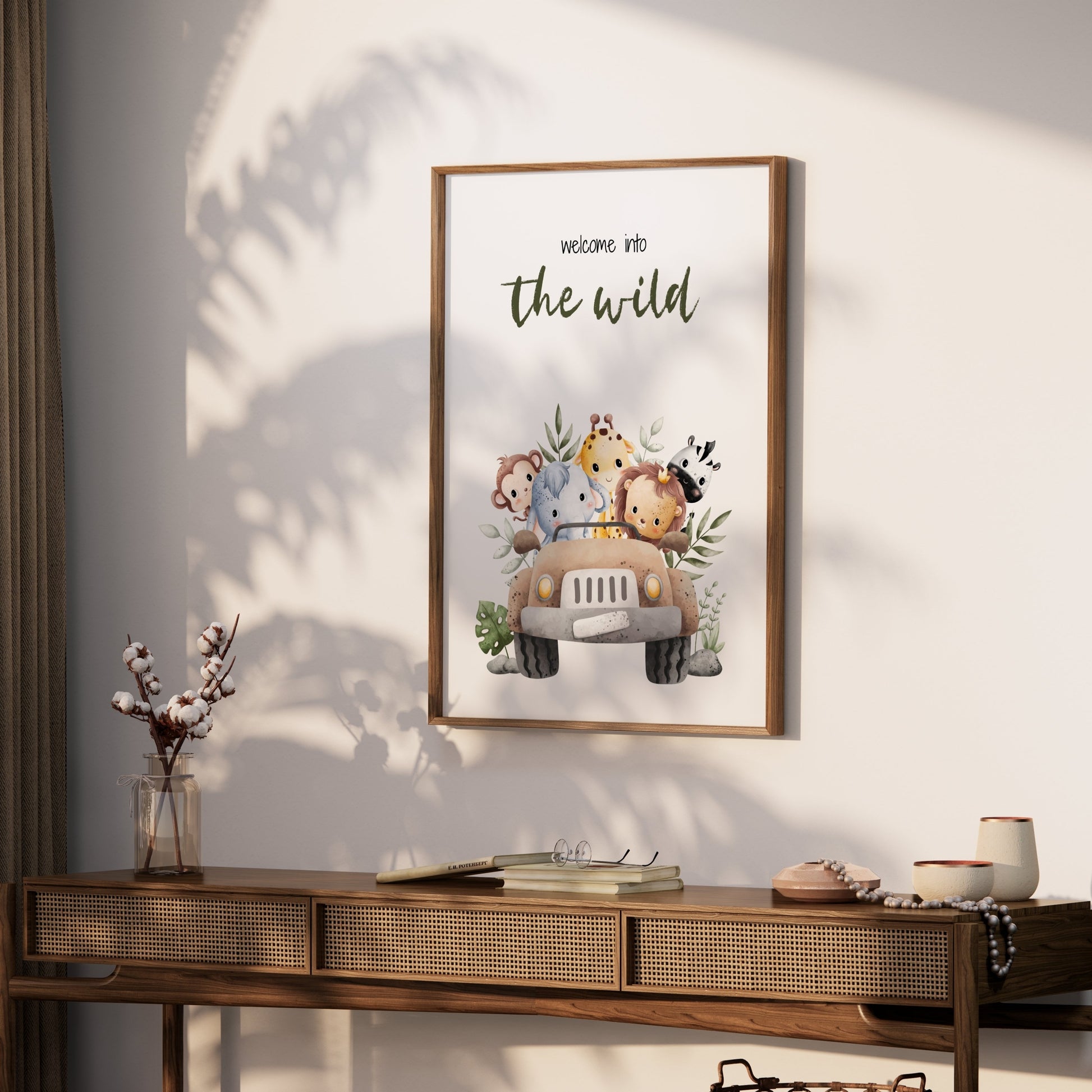 Premium Poster of Welcome into the Wild Animal Friends Car Adventure Posters