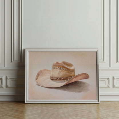 Premium Poster of Western Style Cowboy Hat Theme Art Posters