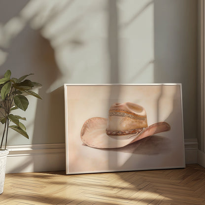 Premium Poster of Western Style Cowboy Hat Theme Art Posters