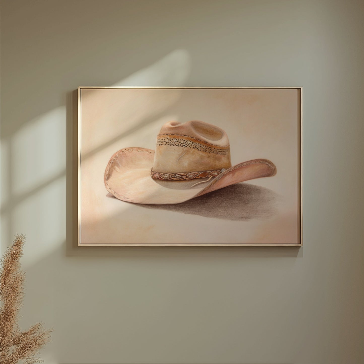 Premium Poster of Western Style Cowboy Hat Theme Art Posters