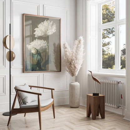 Premium Poster of White Blossoms Printed Painting Posters