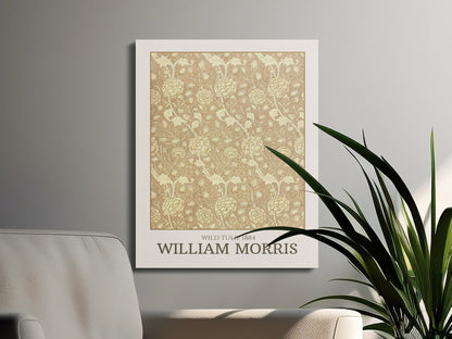 Premium Poster of Wild Tulip 1884 William Morris Canvas Wraps