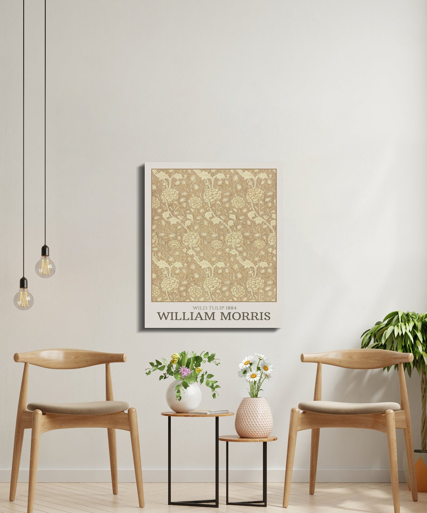 Premium Poster of Wild Tulip 1884 William Morris Canvas Wraps