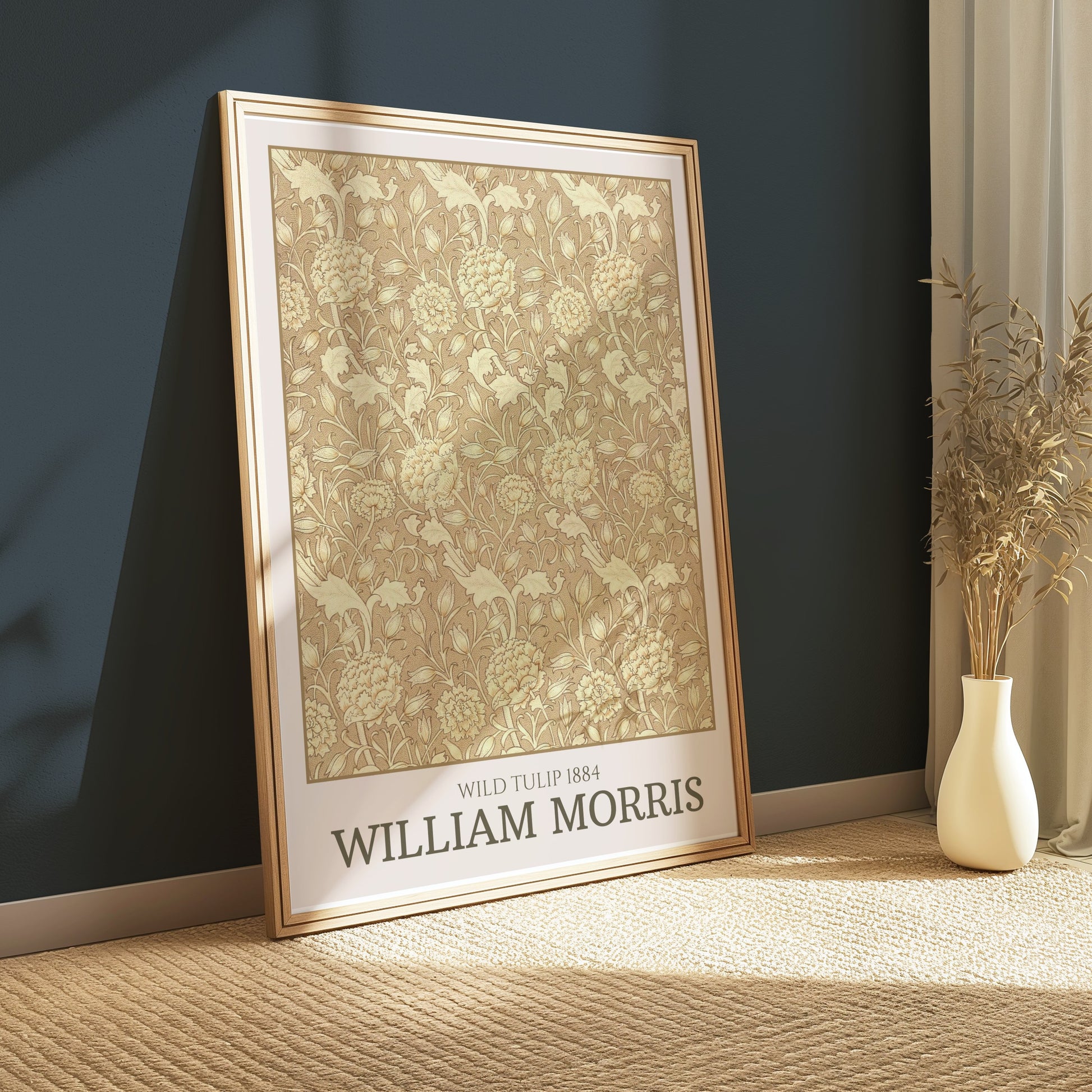 Premium Poster of Wild Tulip 1884 William Morris Vintage Art Posters