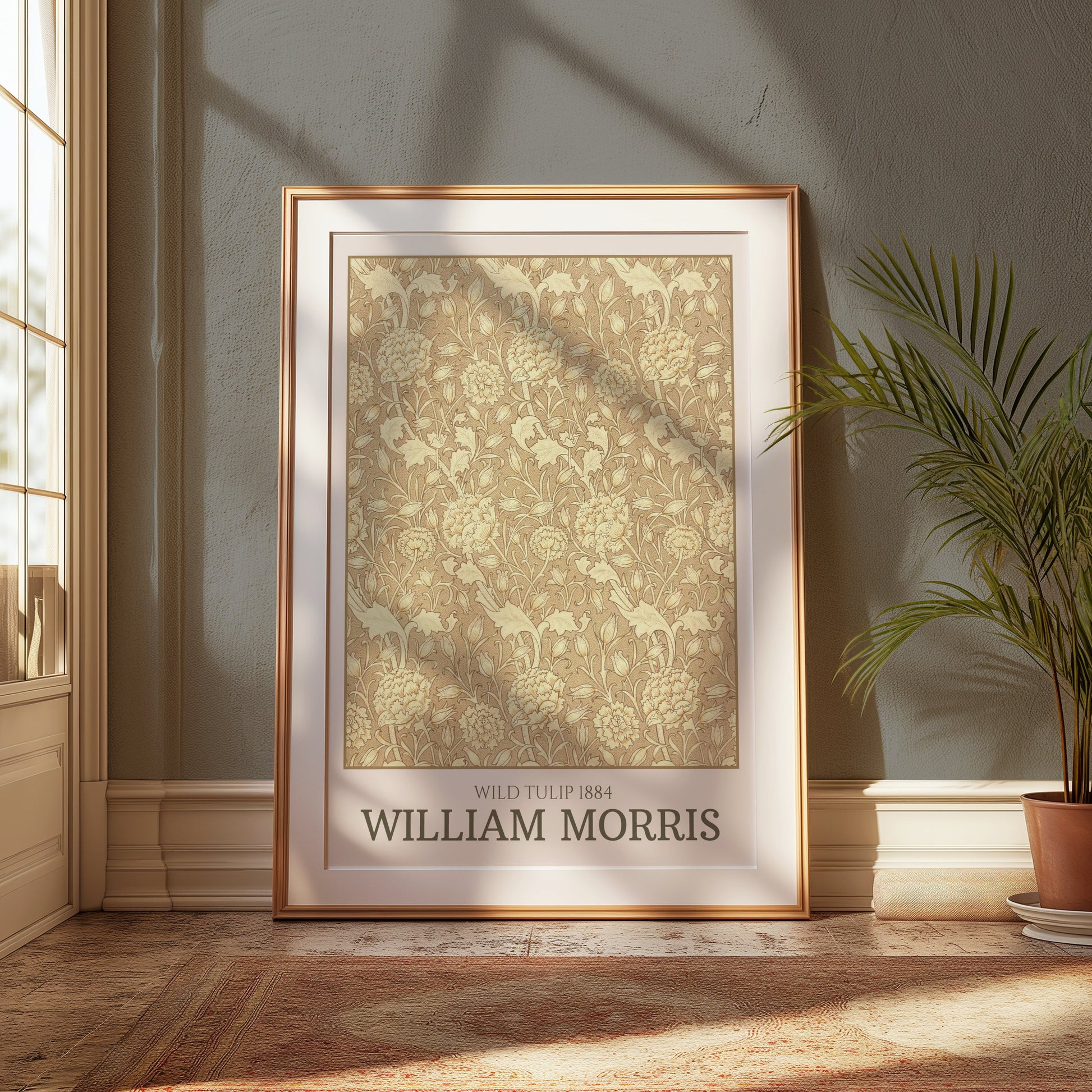 Premium Poster of Wild Tulip 1884 William Morris Vintage Art Posters