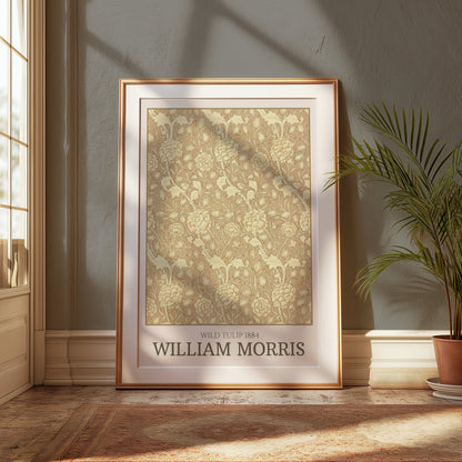 Premium Poster of Wild Tulip 1884 William Morris Vintage Art Posters