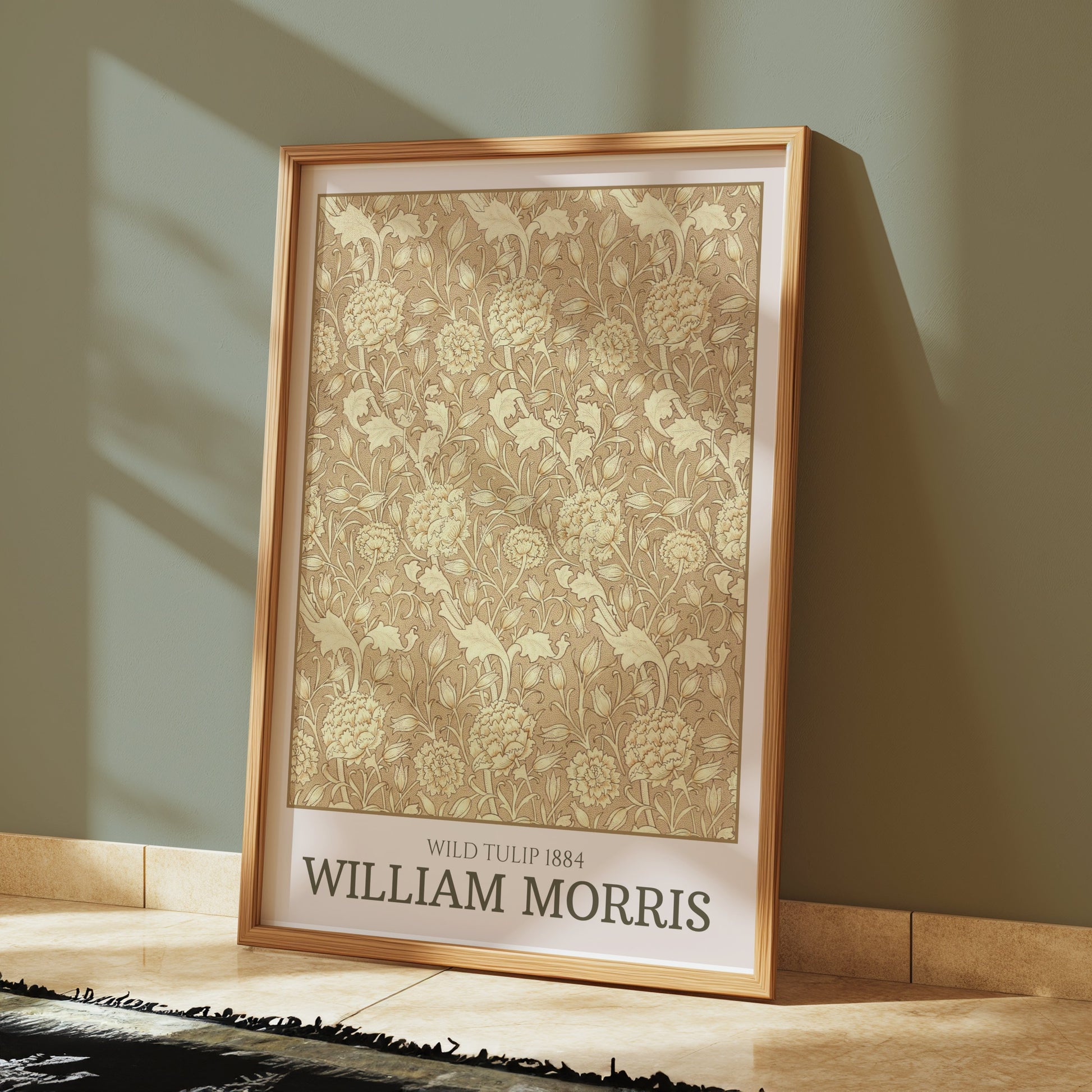Premium Poster of Wild Tulip 1884 William Morris Vintage Art Posters