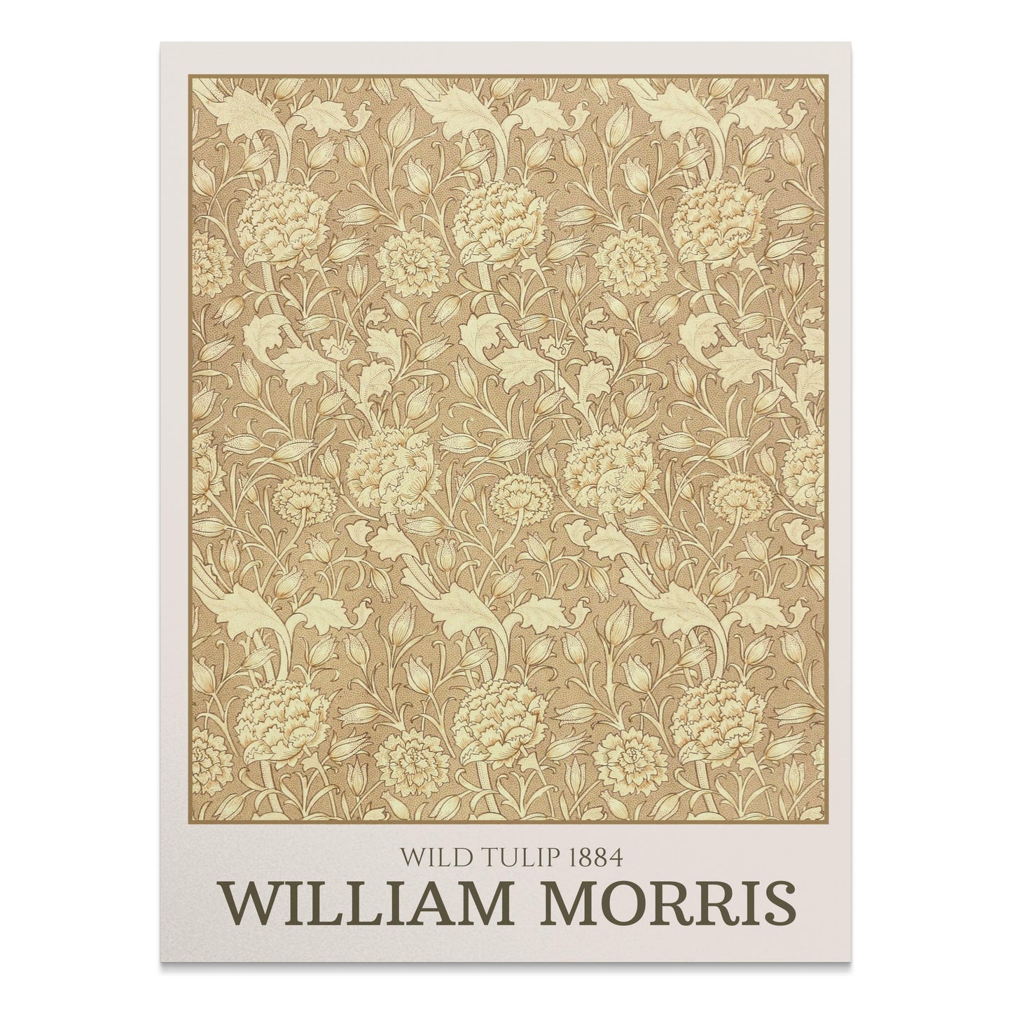 Premium Poster of Wild Tulip 1884 William Morris Vintage Art Posters