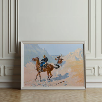 Premium Poster of Wild West Cowboys in Action Fine Art Wall Posters