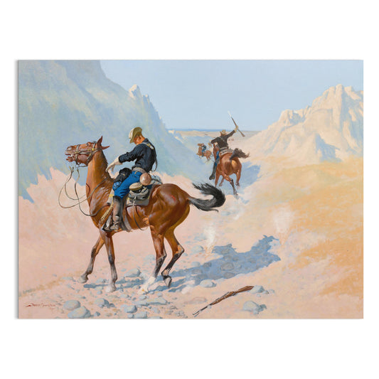 Premium Poster of Wild West Cowboys in Action Fine Art Wall Posters