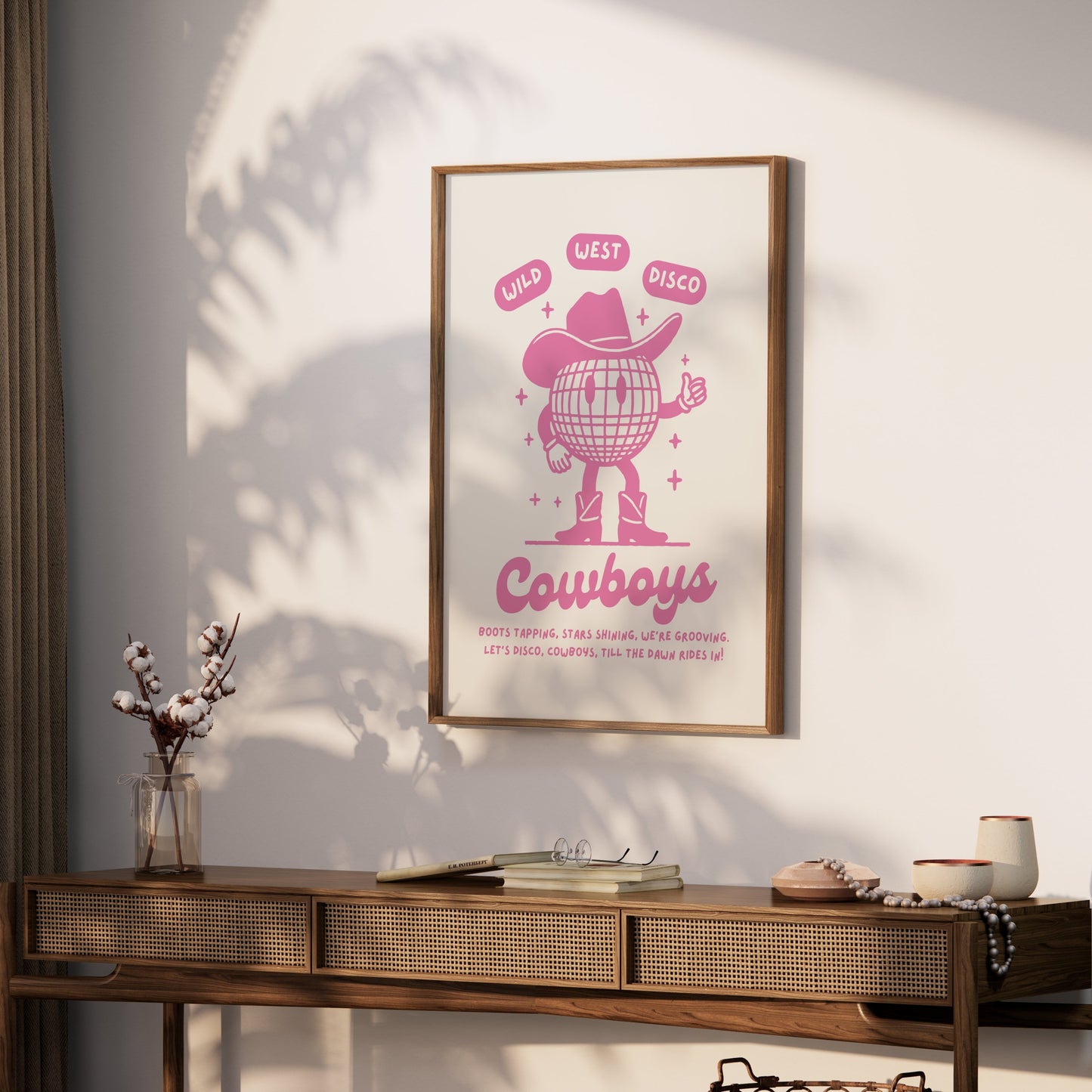 Premium Poster of Wild West Disco Cowboys Boots Tapping Posters