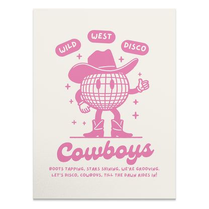 Premium Poster of Wild West Disco Cowboys Boots Tapping Posters
