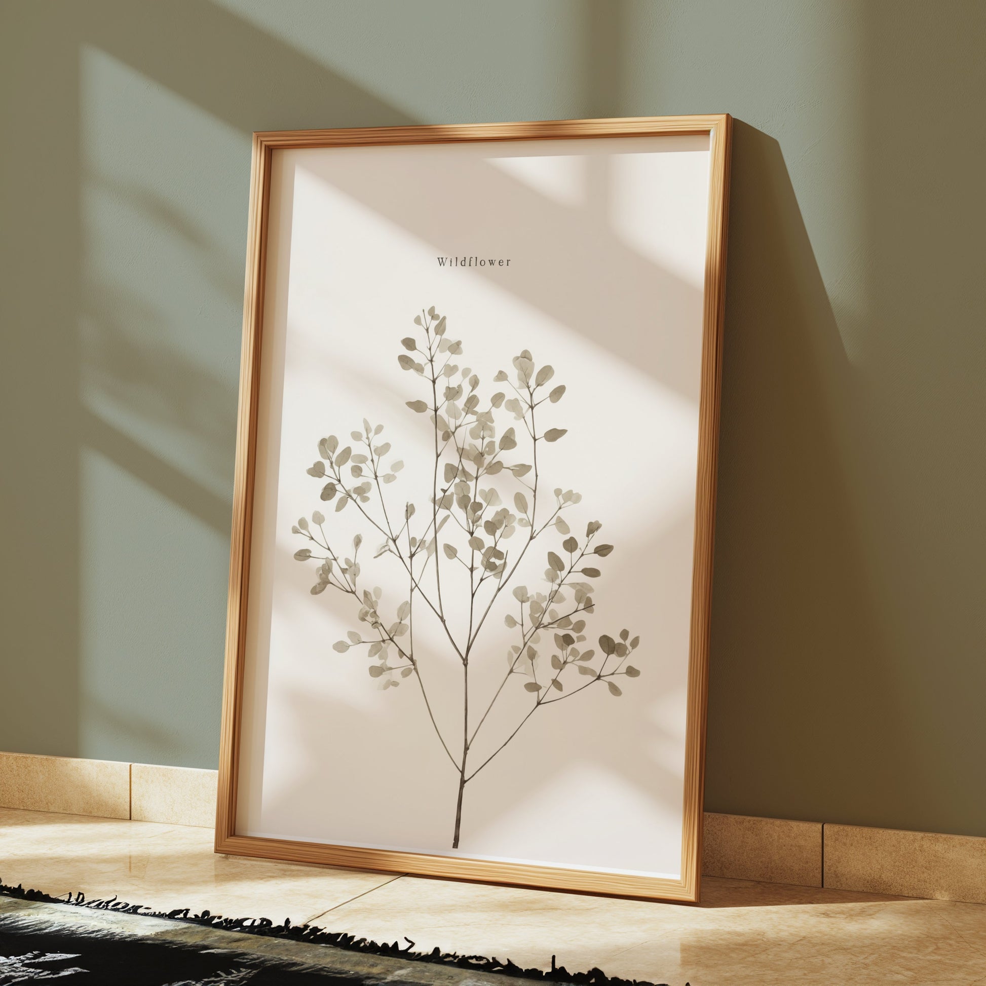 Premium Poster of Wildflower Botanical Print Minimalist Art Posters