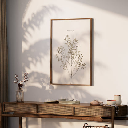 Premium Poster of Wildflower Botanical Print Minimalist Art Posters
