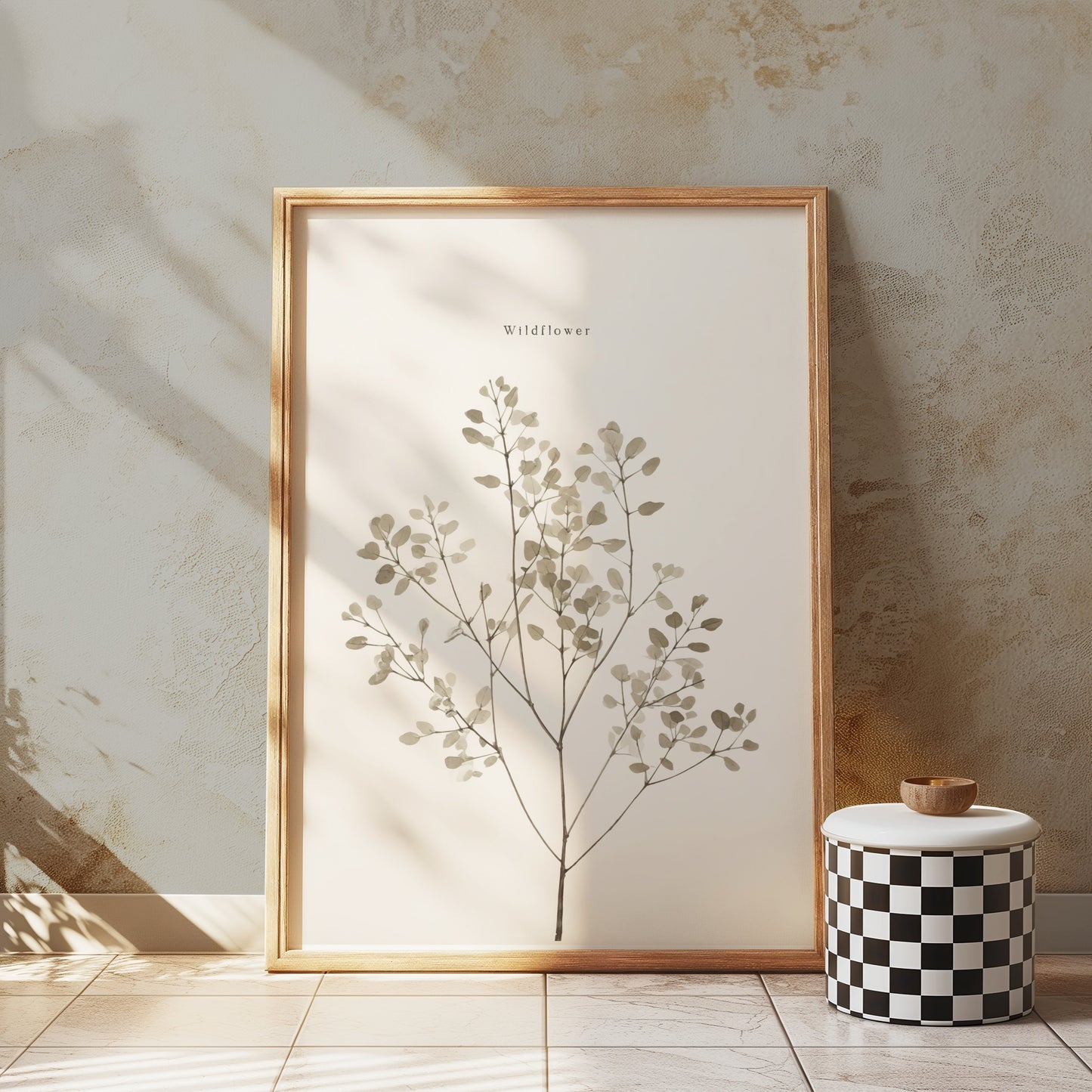 Premium Poster of Wildflower Botanical Print Minimalist Art Posters