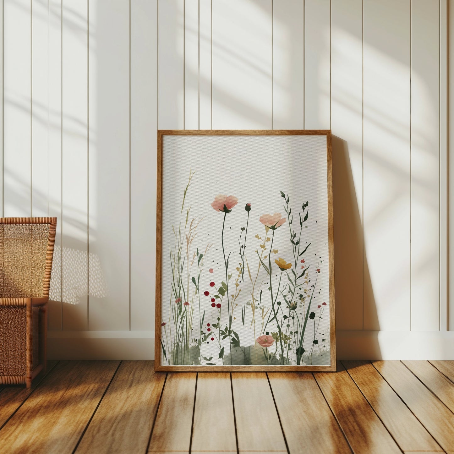 Premium Poster of Wildflower Meadow Art Print Floral Botanicals Posters