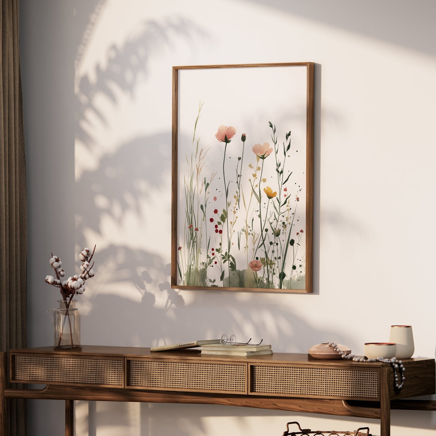 Premium Poster of Wildflower Meadow Art Print Floral Botanicals Posters