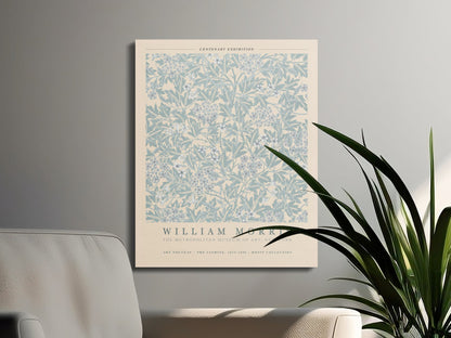 Premium Poster of William Morris Art Nouveau Jasmine Canvas Wraps