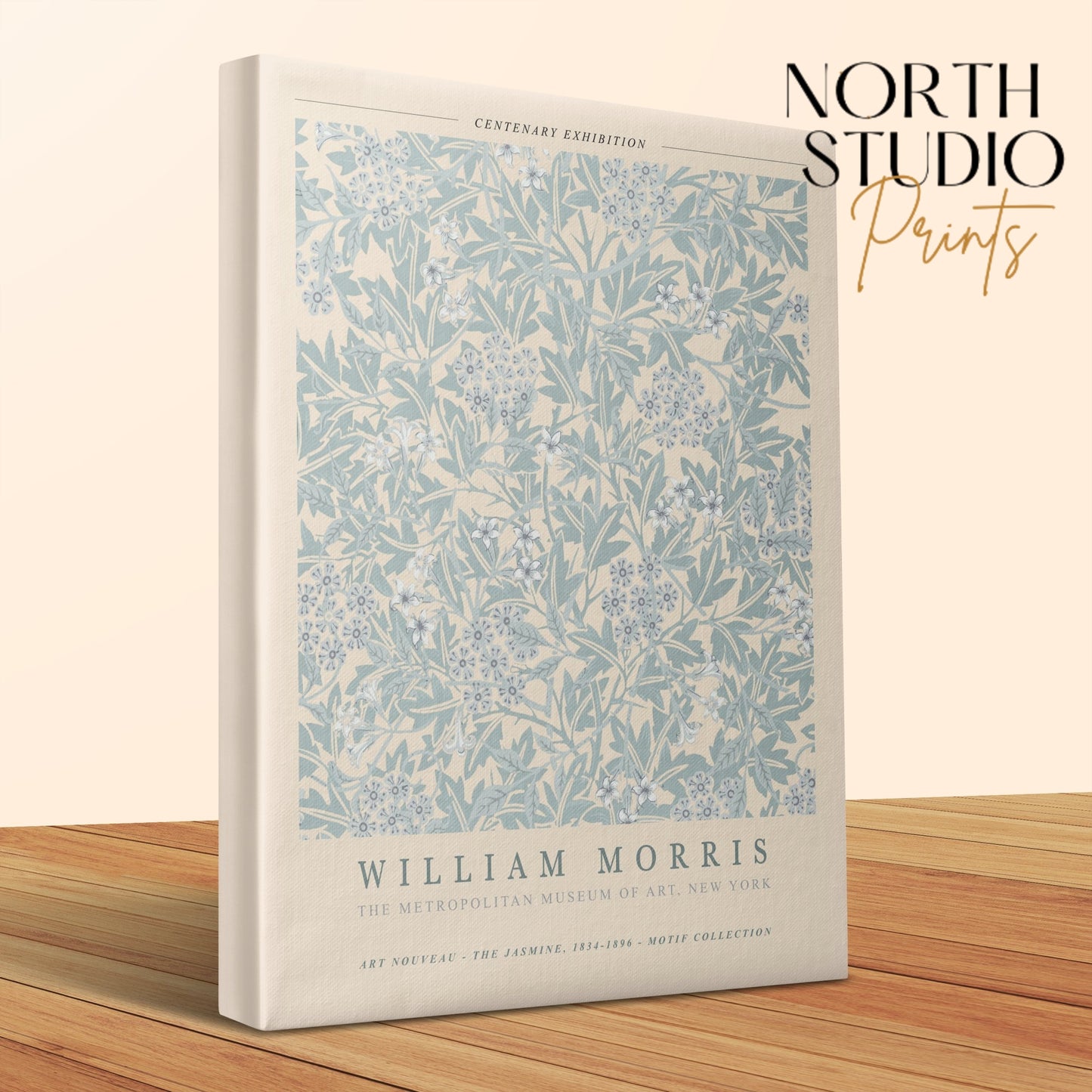 Premium Poster of William Morris Art Nouveau Jasmine Canvas Wraps