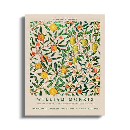 Premium Poster of William Morris Art Nouveau Motif Collection Canvas Wraps