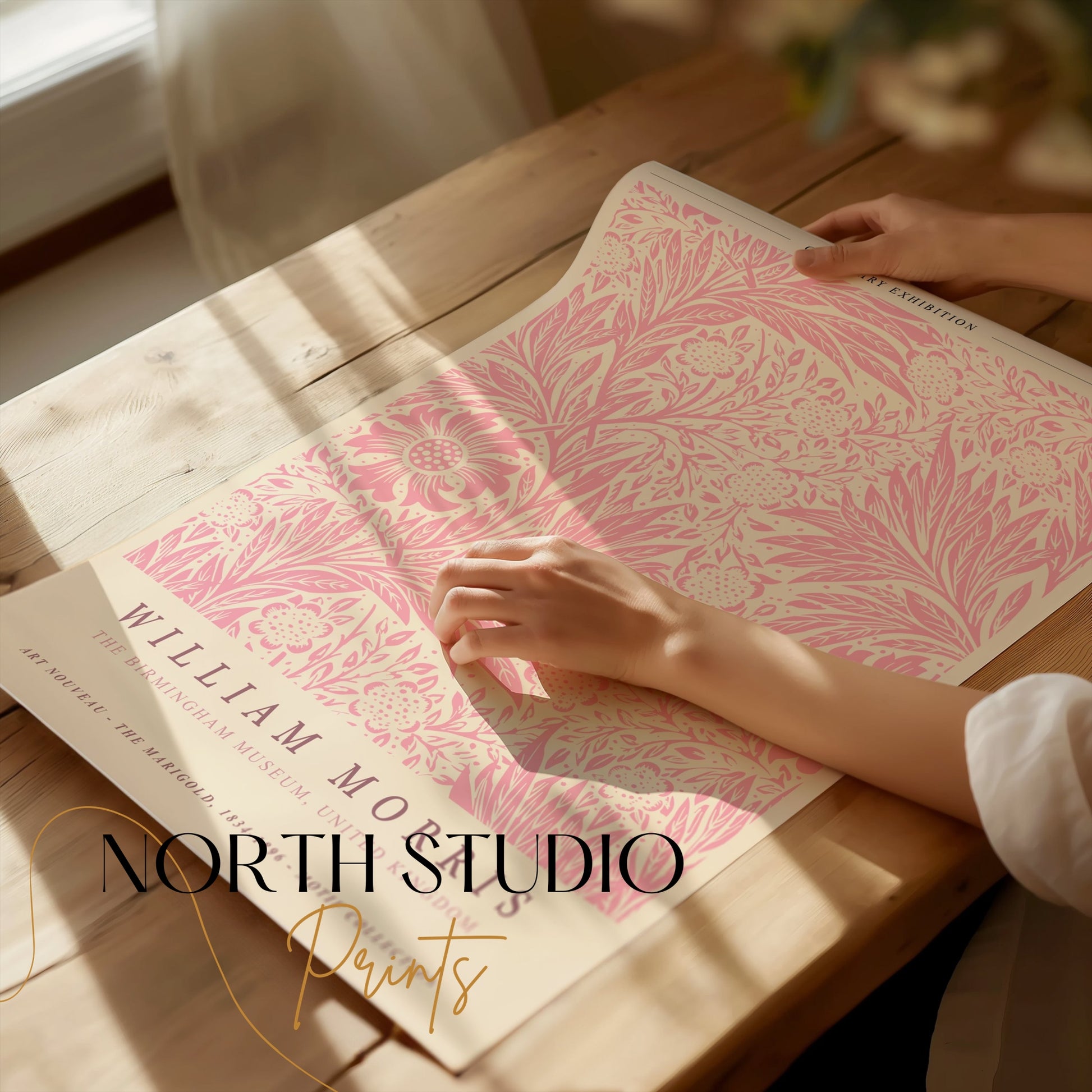 Premium Poster of William Morris Art Nouveau Motif Collection Posters