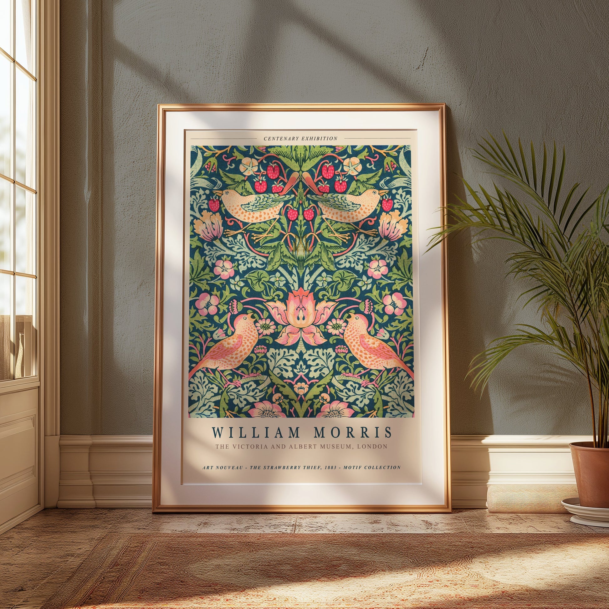 Premium Poster of William Morris Art Nouveau Strawberry Thief Posters