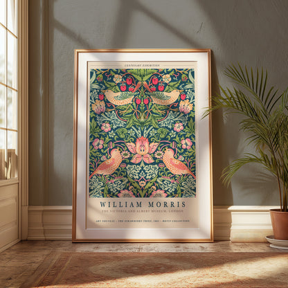 Premium Poster of William Morris Art Nouveau Strawberry Thief Posters