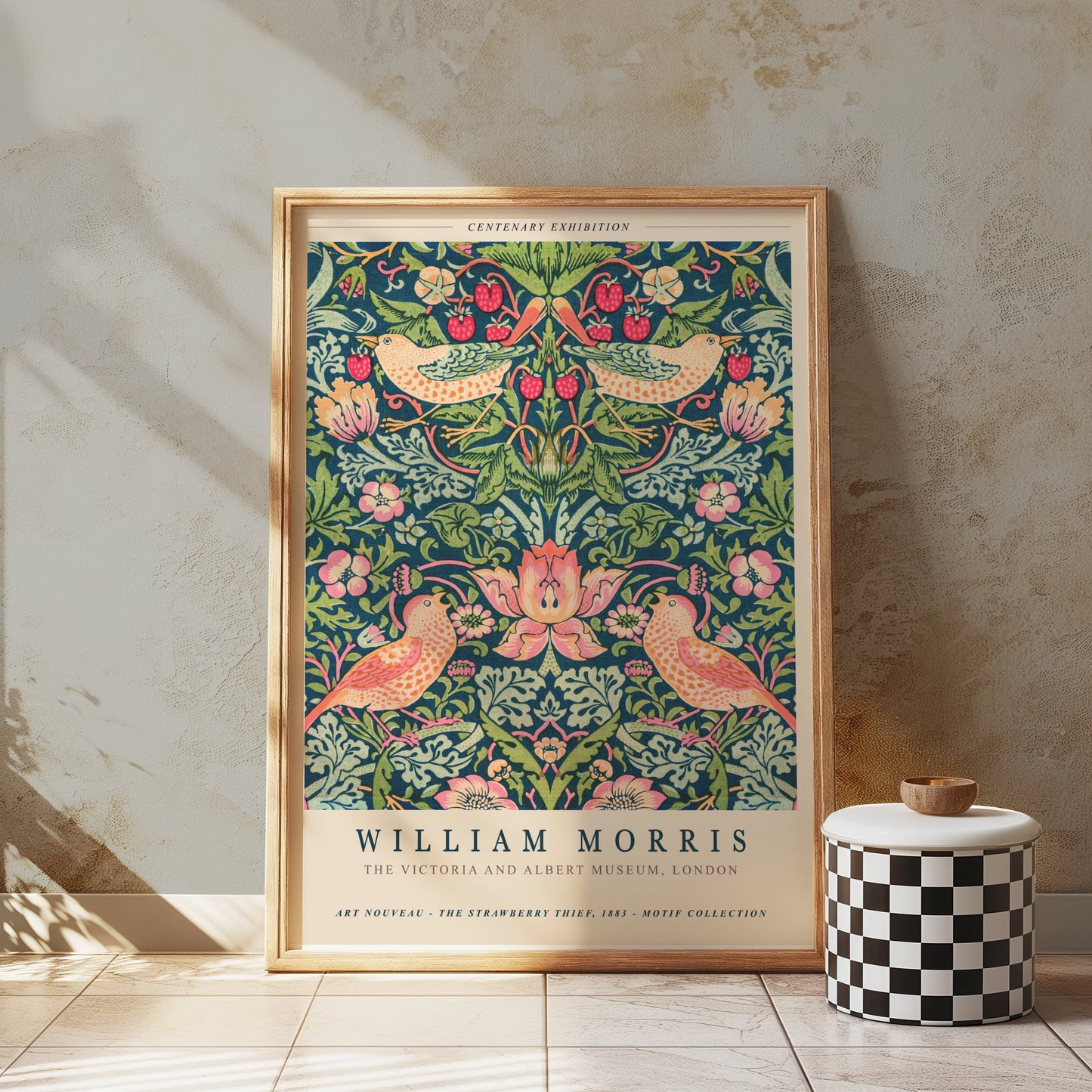 Premium Poster of William Morris Art Nouveau Strawberry Thief Posters