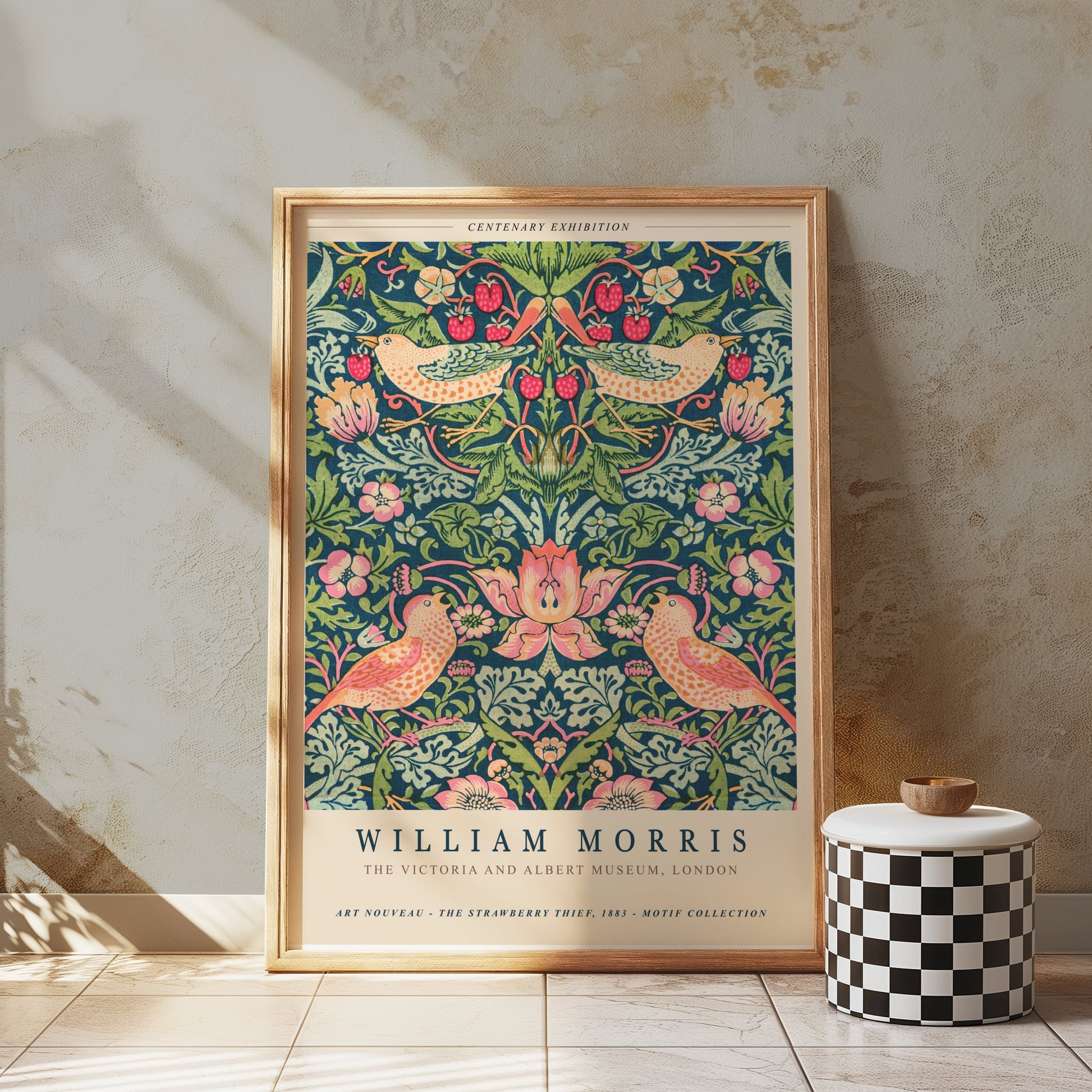 Premium Poster of William Morris Art Nouveau Strawberry Thief Posters