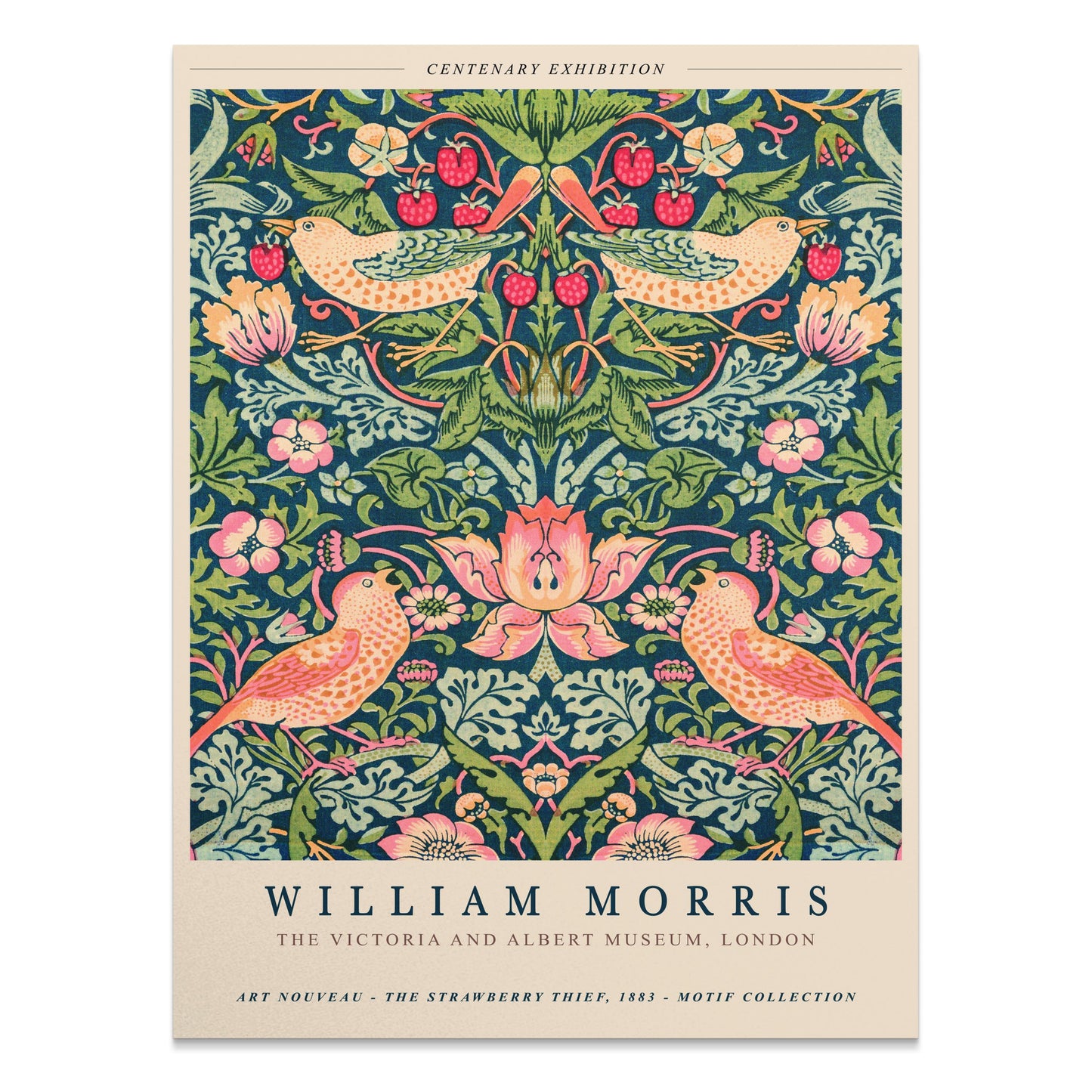 Premium Poster of William Morris Art Nouveau Strawberry Thief Posters