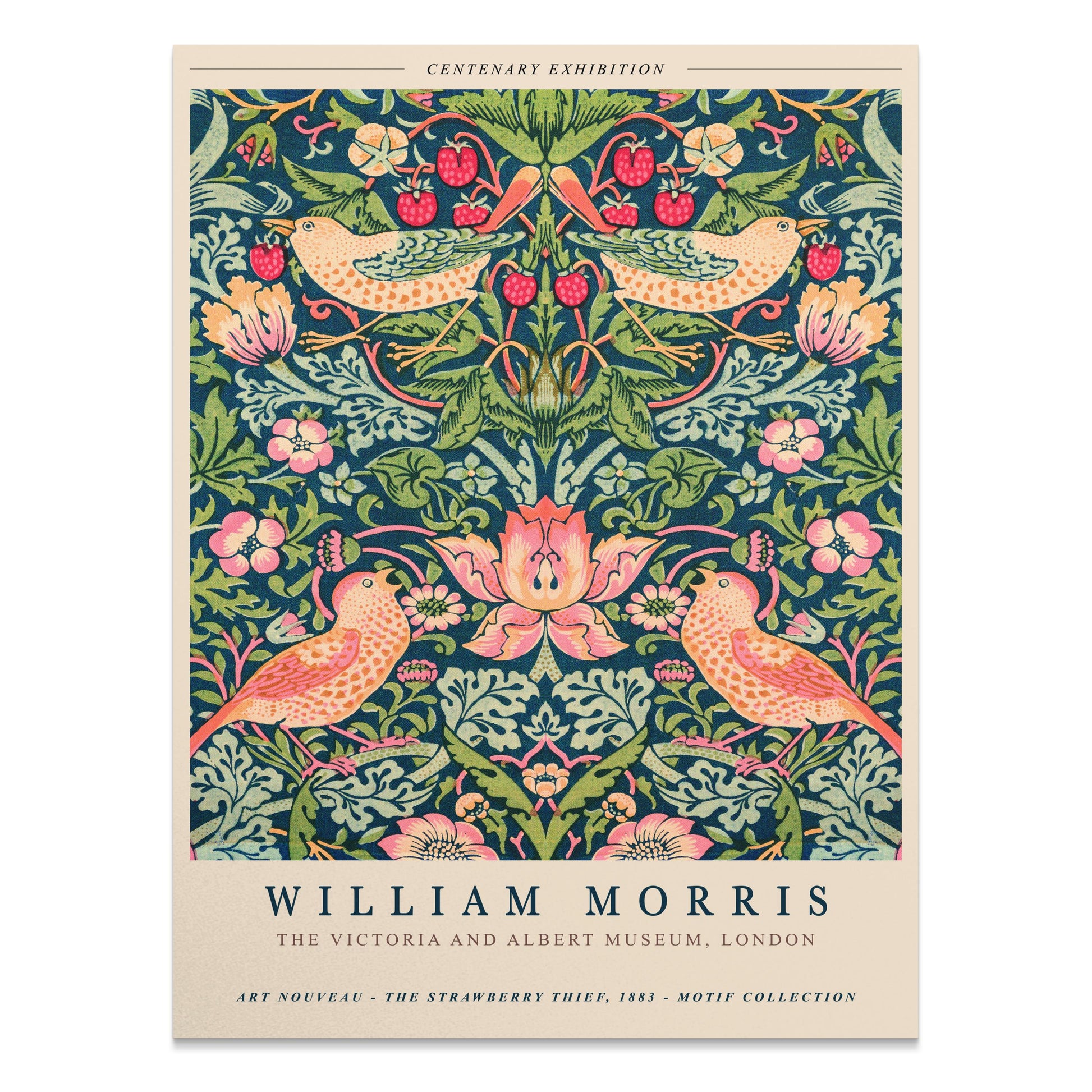 Premium Poster of William Morris Art Nouveau Strawberry Thief Posters