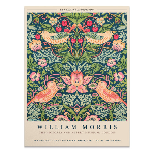 Premium Poster of William Morris Art Nouveau Strawberry Thief Posters