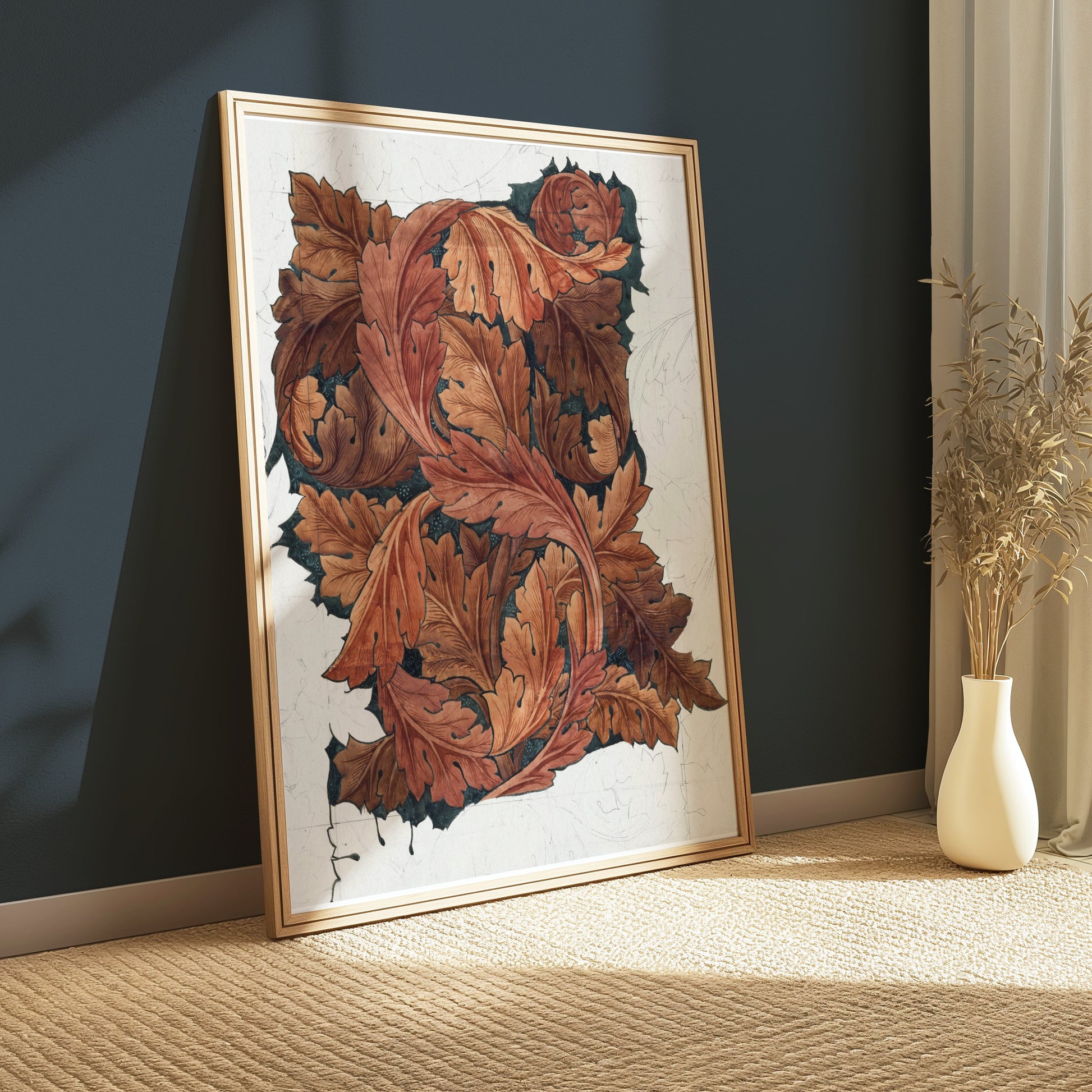 Premium Poster of William Morris Autumn Leaves Artistic Posters