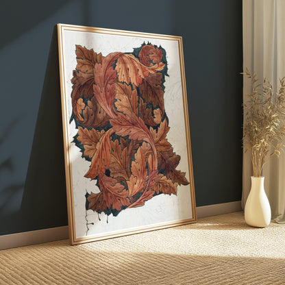 Premium Poster of William Morris Autumn Leaves Artistic Posters