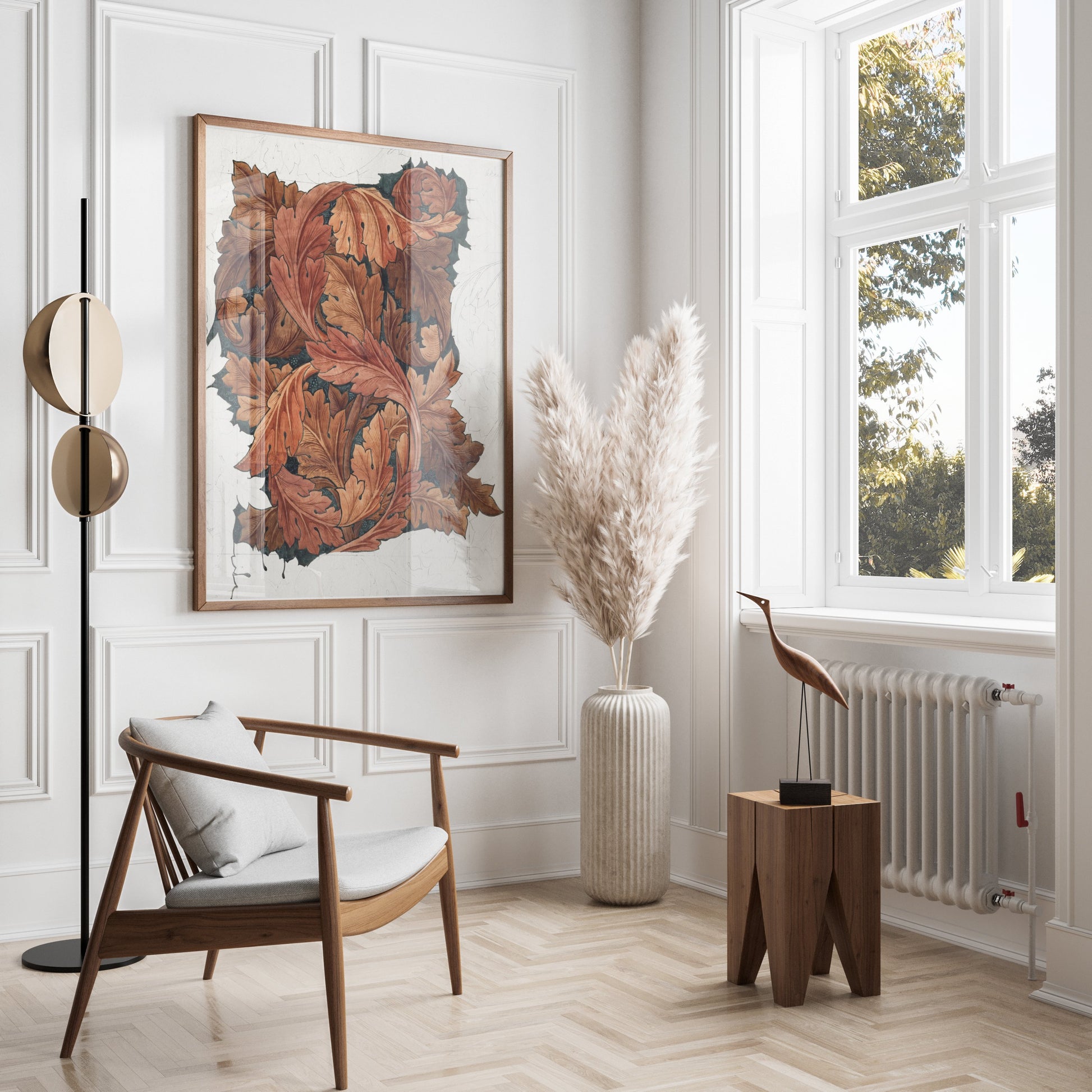 Premium Poster of William Morris Autumn Leaves Artistic Posters