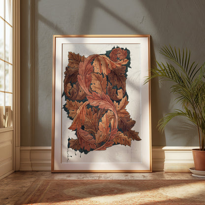Premium Poster of William Morris Autumn Leaves Artistic Posters