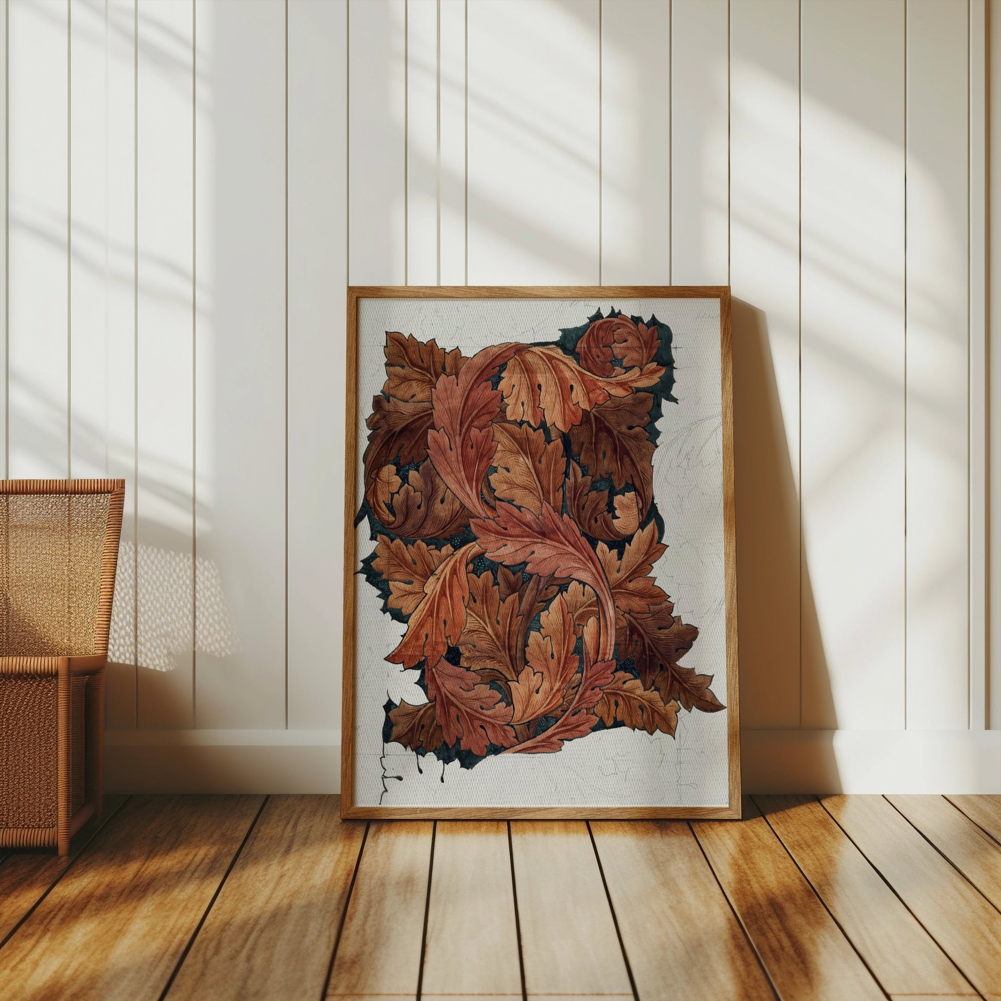 Premium Poster of William Morris Autumn Leaves Artistic Posters