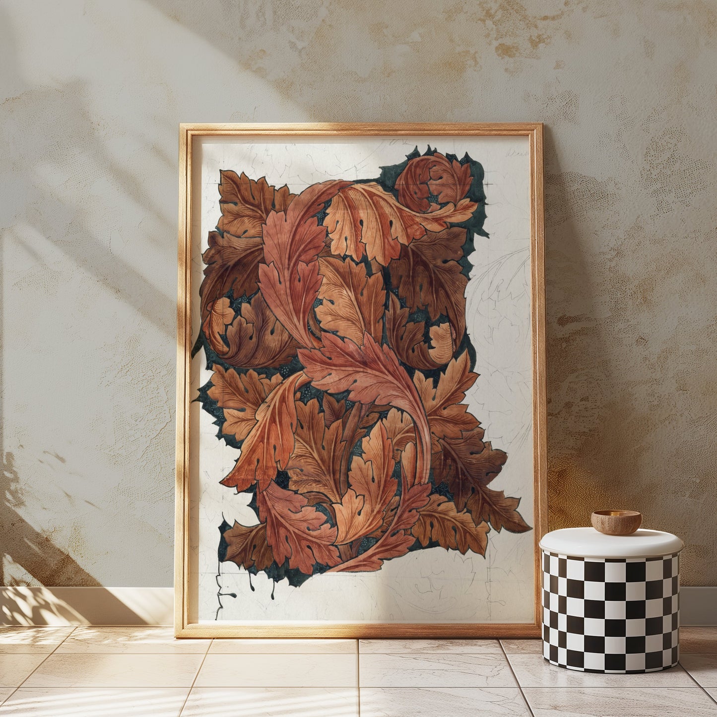 Premium Poster of William Morris Autumn Leaves Artistic Posters