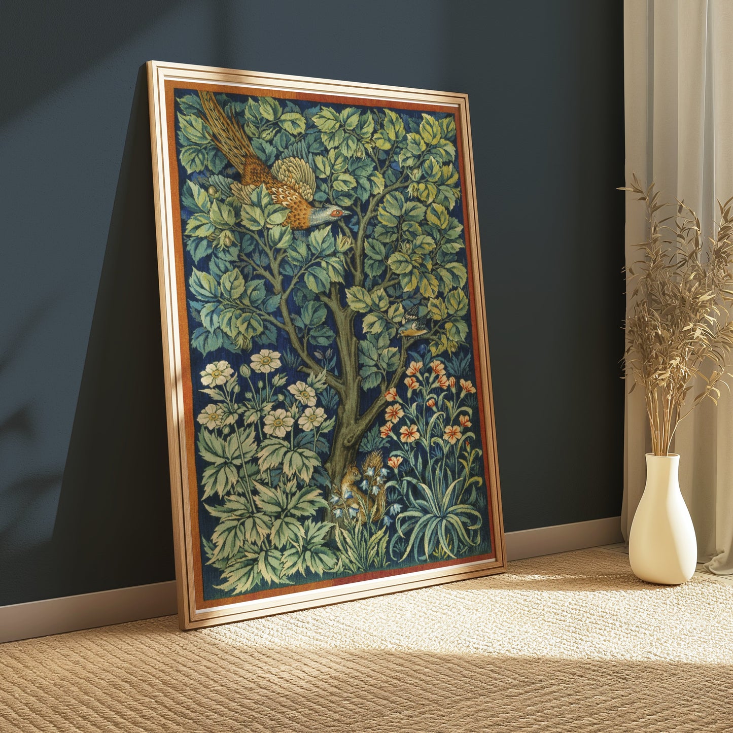 Premium Poster of William Morris Bird and Floral Nature Art Posters