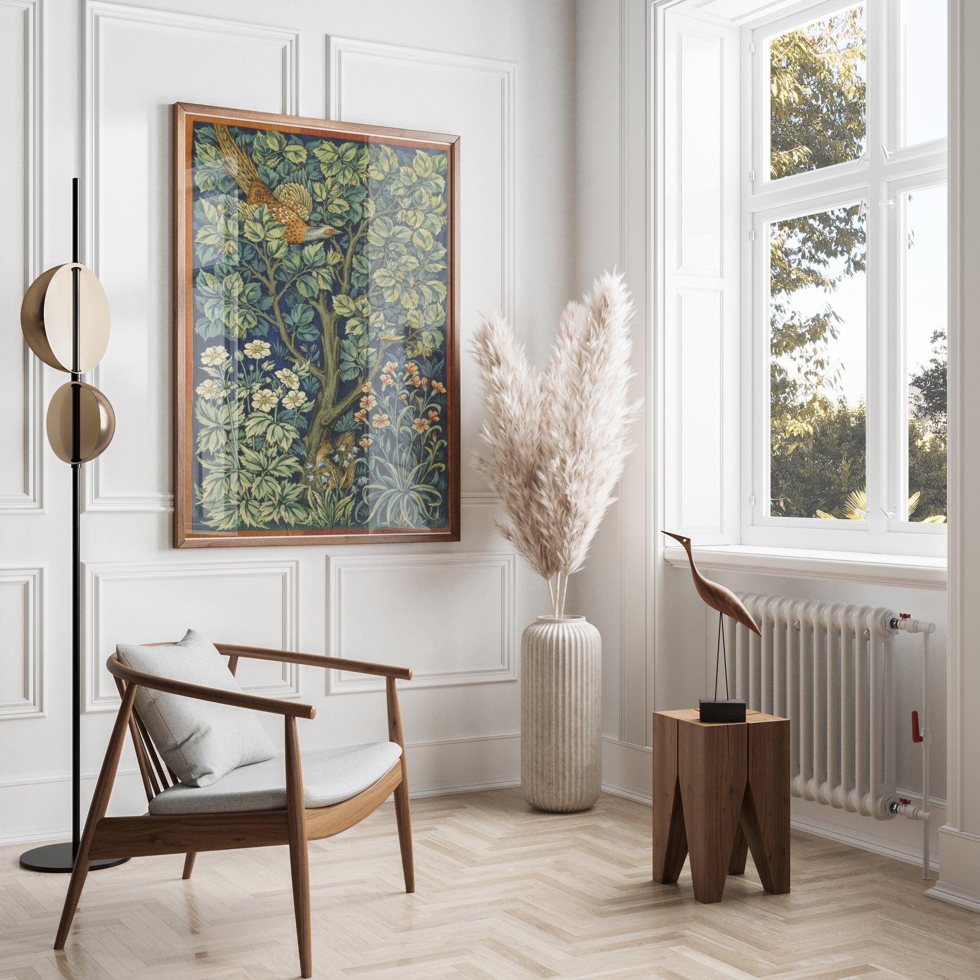 Premium Poster of William Morris Bird and Floral Nature Art Posters