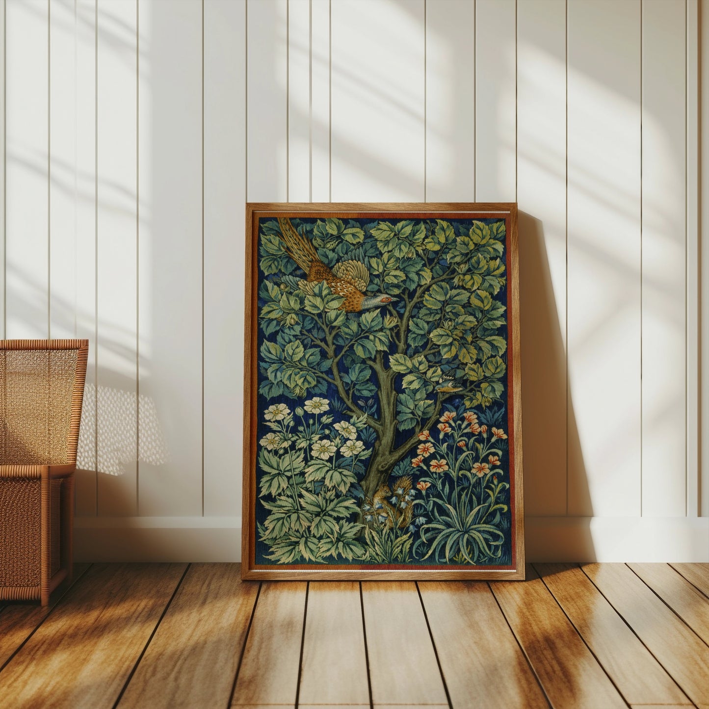 Premium Poster of William Morris Bird and Floral Nature Art Posters