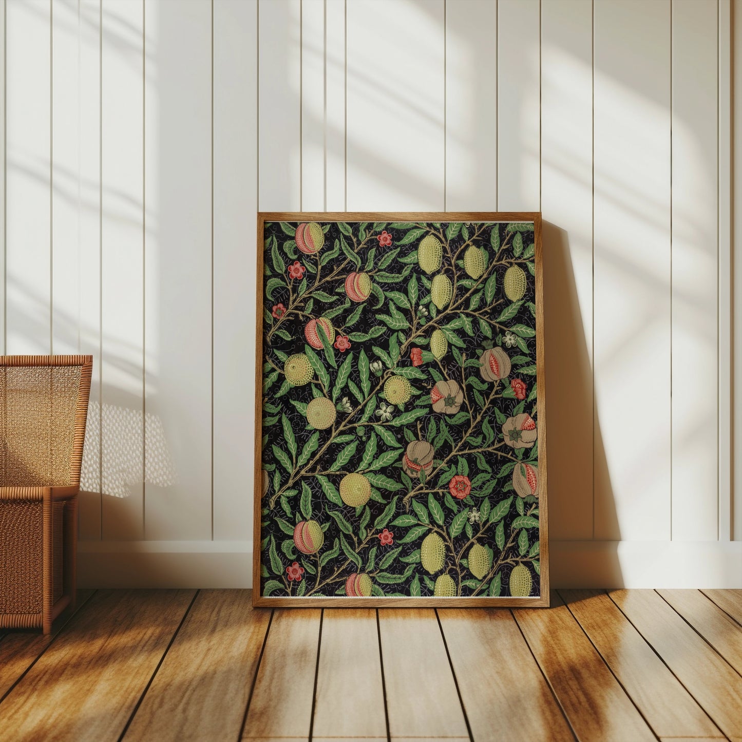 Premium Poster of William Morris Botanical Design Peach and Lemon Posters