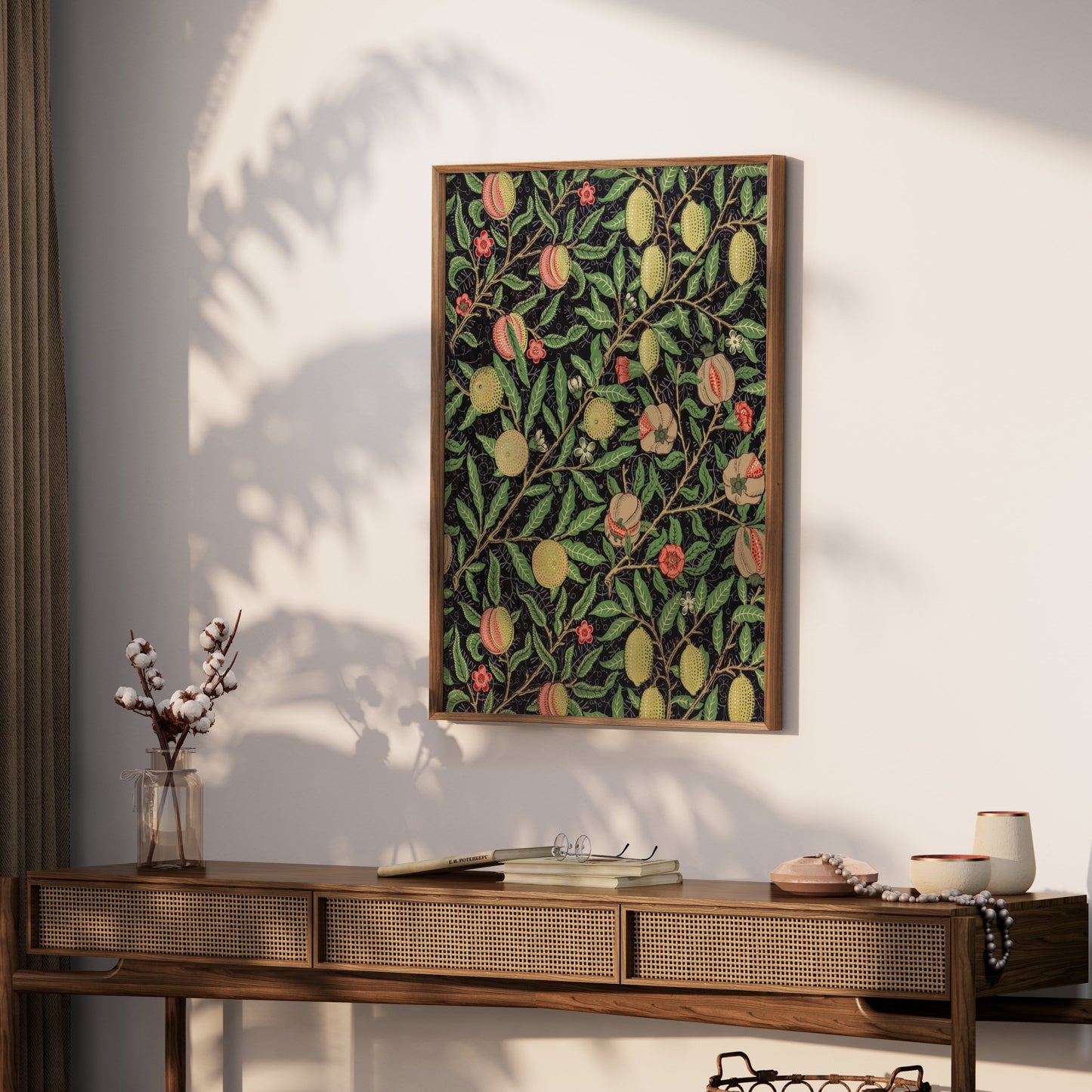 Premium Poster of William Morris Botanical Design Peach and Lemon Posters