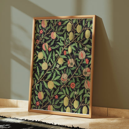 Premium Poster of William Morris Botanical Design Peach and Lemon Posters