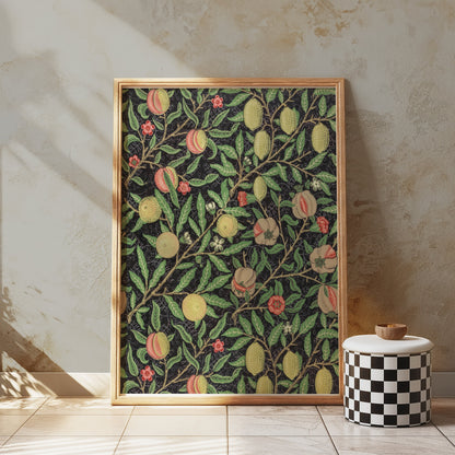 Premium Poster of William Morris Botanical Design Peach and Lemon Posters